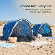 Pop Up Camping Tent for Sun Protection and Outdoor Use - 3 Season Portable Shelter