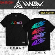 [SHENGH] CLOTHING - " Playstation " | Sony | Pro Club Authentic | Controller PS4 PS5 | Gamer Shirt