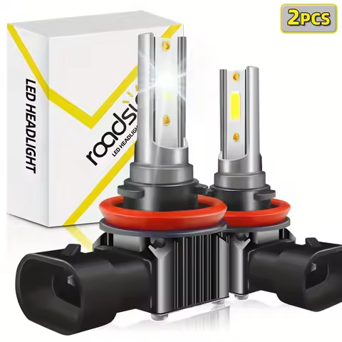9006 9005 H7 Led Car Headlight HB3 H8 H11 HB4 Fog Lights Bulb High Low Beam 6000K White 600% Brighte