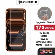 LionShield iPhone 17 Pro Max / 17 Pro / 17 / 17 Air Screen Protector Tempered Glass