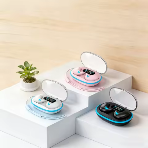 Sleeping Bluetooth Earbuds Wireless Bluetooth Earphones Waterproof Hi-Fi Stereo Earpods with Mic Fro