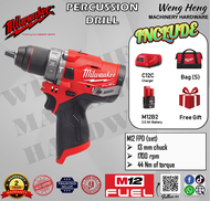 100% Genuine Milwaukee M12 FUEL ZERO HERO 13 mm Percussion Drill - Model M12 FPD