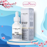 Serum Care:Nel Niacinamide 10% Zinc 1% Brightens Skin, Reduces Acne, Dark Spots, Tightens Pores 30ml