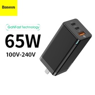 Baseus GaN Pro 65W หัวชาร์จเร็ว quick charger with QC 3.0 + PD 3.0 small volume 5A wall charger