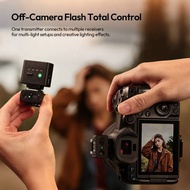 LA10 Mini Flash Trigger with Hot Shoe Mount 8m Wireless for Digital Cameras Flash Lights Outdoor Liv