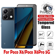 สำหรับ Xiaomi Poco X6 Pro X6 6X X 6 Poco X6Pro 5G 2024คลุมทั้งหมด3มิติฟิล์มกระจก iPhone X พร้อม Priv