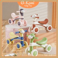 Children's Balance Bike 2-7 Years Balance Bike Ride On Toy Bike for Children Four Wheels Skateboard