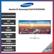 Samsung LC34J791WTEXXM 21:9 Thunderbolt™ Monitor ( 34 Inch Curved 1500R / 3440 x 1440 / VA / 100HZ )