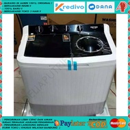 POLYTRON Mesin cuci 2 TABUNG PWM 1358 Kapasitas Besar 10KG