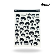 Mimi Classic Sticker Black A9P8BL Waterproof Sticker
