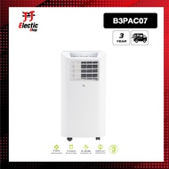 TIL แอร์เคลื่อนที่ ขนาด 7000 BTU Portable Air Conditioner รุ่น B3PAC07 (รับประกันคอมเพรซเซอร์ 3 ปี)