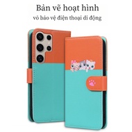 Shockproof leather phone case for Samsung Galaxy A57 A56 A55 A37 A36 A35 S26 S25 S24 Ultra S26+ S25+