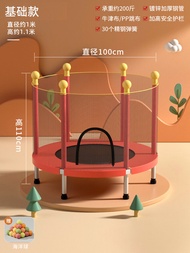 Umay 2026 New Home Use Indoor Childrens Bouncer Net Protecting Springless Trampoline Toy for Kids Ba