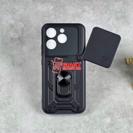 Realme 15T Realme 15 Realme 15 Pro Case Robot Black slide Protect Camera Case Realme 15T Realme 15 R