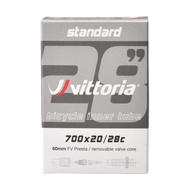 Vittoria Standard Inner Tube 700 x 20-28c 25c Bicycle Inner Tube 700x25c - 60mm Valve, Inner Tube On