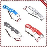 leipupa Portable Fish Lip Gripper Gripper Grip Fish Pliers Fish Holder with Rope for Saltwater Fresh