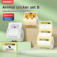 NiiMBOT B21 B1 B3S Cartoon label sticker waterproof cosmetic label tag price sort name sticker