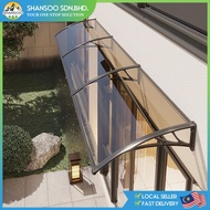 Balcony Awning Transparent Platform Awning Rainshed Canopy Polycarbonate Board Door Window Outdoor Y