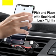 Car Phone Holder for Car Air Vent Mount Cell Phone Support Phone Holder Stand for iPhone Samsung Metal Gravity Phone Hold