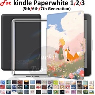 For Kindle Paperwhite 5th/6th/7th Generation 6" KPW 1 2 3 DP75SDI EY21 Transparent Acrylic Cover,Fas