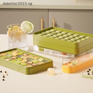 [DB] Press-type Ice Tray Mold For Summer Household Use Large Capacity Easy To Demould With Lid Can Be Stacked Without Odor Ice Box [Ready Stock]