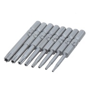 802 Hexagonal Plum Blossom Electric Bit S2 Steel Round Handle 6mm Flower Type Flower Key Strong Magn