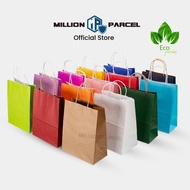 YH124Colour Paper Bag | Party Bags | Goodies Bag |  Paper Gift Bag | Kraft Paper Bag | Door Gift Bags | Wedding/Birthday Bag