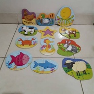 Elc puzzle farm and sea animal