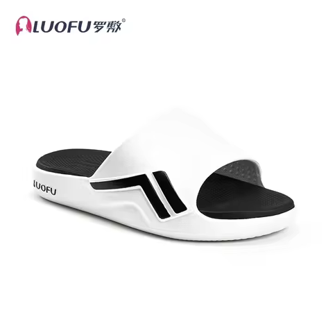 Luofu 6213 Couples' Slippers – Men's Non-Slip, Wear-Resistant EVA Sandals with Soft Sole and Fashion