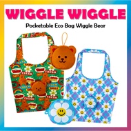 [WIGGLE WIGGLE] Pocketable Eco Bag Wiggle Bear / Smile We Love