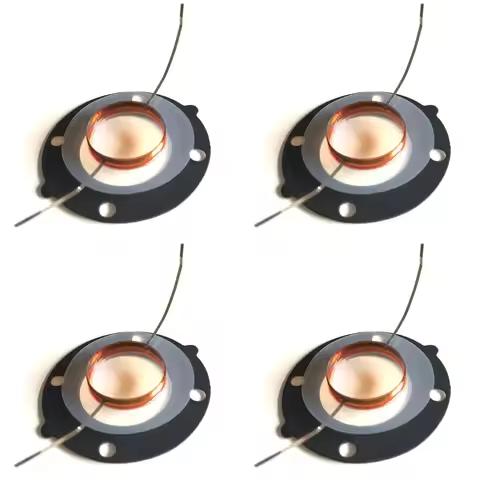 4pcs Replacement diaphragm for JBL 2414H, 2414H-1 EON 305, 315 for perfer Repair with black paper