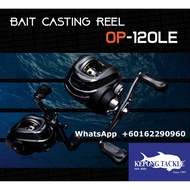 Opass fishing reel OP-120LE Baitcasting Fishing Reel free Opass X-PE braid line