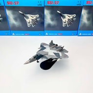 WLTK 1/100 Russia SU57 Su 57 Stealth Fighter Bullet Compartment Interchangeable Alloy Airplane Stati