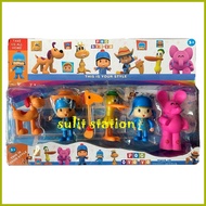 100% ➡ ← ┏ POCOYO PATO ELLY LOULA SLEEPY BIRD COLLECTIBLE CHARACTER TOY FIGURES CAKE TOPPER