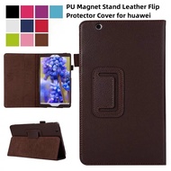 Stand Leather Flip Case for Huawei T3 T5 T8 M3 M5 M6 C3 8.0 8.4 9.6 inch PU Magnet Protector Cover