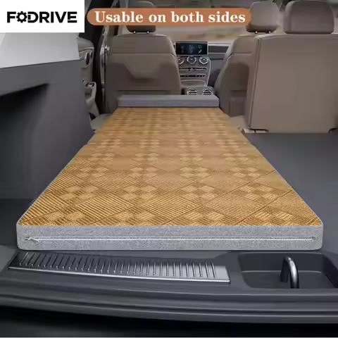 Car Travel Bed Folding Bed Non Inflatable Camping Bed Office Rest Mat With Pillow Car Rear Sleeping 