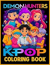 The K-Pop Hunters Fantasy Coloring Book: Bold and Fun Inspired Idol Pages, Large 8.5 x 11 Inches, fo