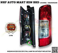 OEM NISSAN NV350 E26 CARAVAN 2012-2013 REAR TAIL LAMP / LAMPU BELAKANG