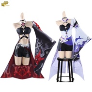 Honkai: Star Rail cosplay costume Acheron cosplay costume and wig and shoes Acheron Normal and Secon