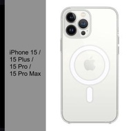 Wit's - iPhone 15 Pro Max 手機殻 - 彈性透明 - 帶吸磁