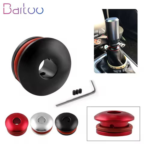 Universal Aluminum Car Shift Head Limiter Fixed Base Gear Head Buckle Tool Gear Knob Limiter Auto Ac