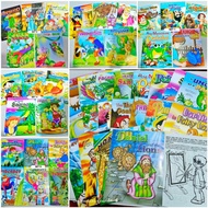 20/40pcs Story with Coloring Book Newsprint Paper