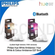 Philips Hue White Ambiance / White & Colour Ambiance Bulb E27(Bluetooth) 1100lm