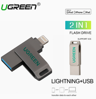 Ugreen OTG USB Flash Drive 256GB 1TB Pendrive หน่วยความจำความเร็วสูงสำหรับ IPhone14/13/12/11 /X/ 8/7