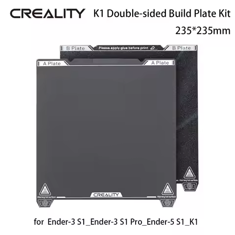 CREALITY Double-Sided Build Plate Upgrade Kit 235*235mm Strong Adhesion for Ender 3 S1/Ender 3 S1 Pr