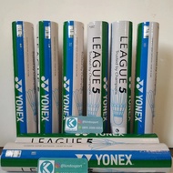 BERKUALITAS BADMINTON KOCK COCK KOK YONEX LEAGUE 5 SHUTTLECOCK