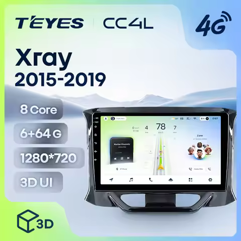 TEYES CC4L For LADA Xray X ray 2015 - 2019 Car Radio Multimedia Video Player Navigation stereo GPS A