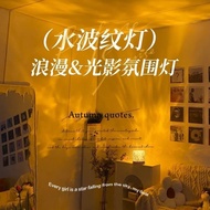 8 Lamps Ke Lighting Water Ripple Atmosphere Lamp Night Light Creative Girl Gift Bedroom Bedside Roma