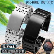 Watch Strap Adapt to Solid Core Stainless Steel Strap DIESEL DIESEL Men's Large Dial DZ7395 DZ7370 S