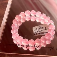 彌雅手作丨愛意丨薔薇雕刻粉水晶手串原創設計
